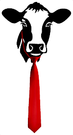 CowRedTie